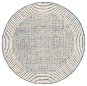 Safavieh Ebony Luxurious Hand-tufted Area Rug In Elegant Ivory And Beige For Timeless Living Room Style Blue ,Ivory Wool And Cotton Ebn425m-6sq