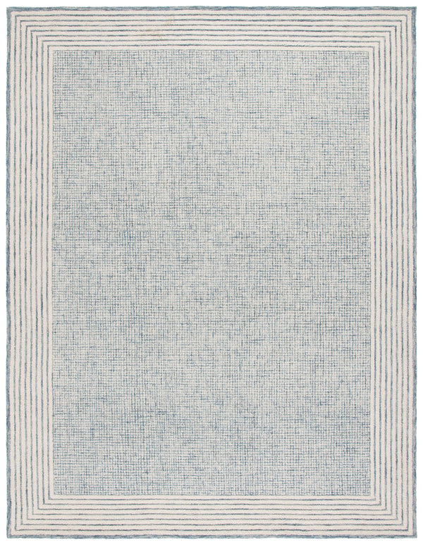 Safavieh Ebony Luxurious Hand-tufted Area Rug In Elegant Ivory And Beige For Timeless Living Room Style Blue ,Ivory Wool And Cotton Ebn425m-6sq