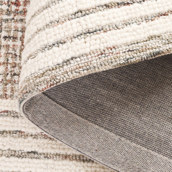 Safavieh Ebony Luxurious Hand-tufted Area Rug In Elegant Ivory And Beige For Timeless Living Room Style Ivory ,Red Wool And Cotton Ebn425q-6