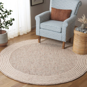 Safavieh Ebony Luxurious Hand-tufted Area Rug In Elegant Ivory And Beige For Timeless Living Room Style Ivory ,Red Wool And Cotton Ebn425q-6