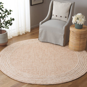 Safavieh Ebony Luxurious Hand-tufted Area Rug In Elegant Ivory And Beige For Timeless Living Room Style Ivory ,Pink Wool And Cotton Ebn425u-8