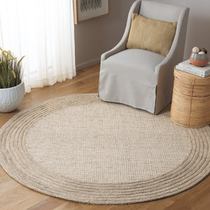 Safavieh Ebony Luxurious Hand-tufted Area Rug In Elegant Ivory And Beige For Timeless Living Room Style Light Green ,Beige Wool And Cotton Ebn425y-6r