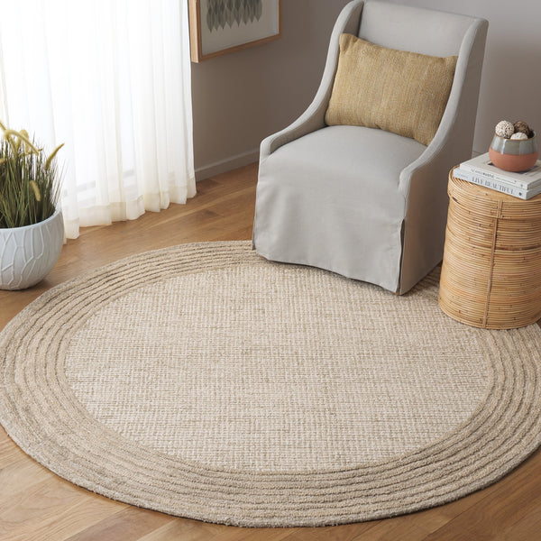 Safavieh Ebony Luxurious Hand-tufted Area Rug In Elegant Ivory And Beige For Timeless Living Room Style Light Green ,Beige Wool And Cotton Ebn425y-6r