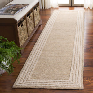 Safavieh Ebony Hand Tufted Area Rug - Luxurious Comfort And Elegant Modern Style For Home Or Office Decor Beige ,Ivory Wool And Cotton Ebn426b-6sq