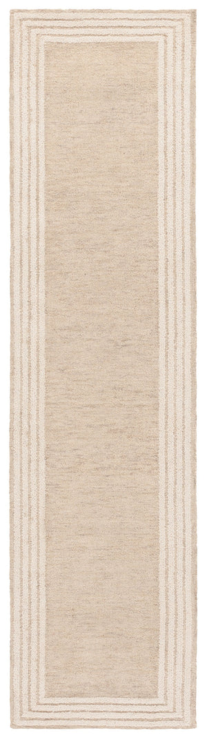 Safavieh Ebony Hand Tufted Area Rug - Luxurious Comfort And Elegant Modern Style For Home Or Office Decor Beige ,Ivory Wool And Cotton Ebn426b-6sq