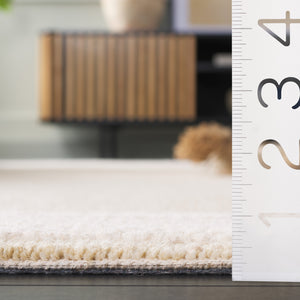 Safavieh Ebony Hand Tufted Area Rug - Luxurious Comfort And Elegant Modern Style For Home Or Office Decor Beige ,Ivory Wool And Cotton Ebn426b-6sq