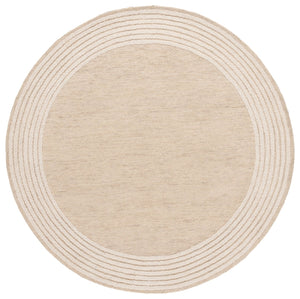 Safavieh Ebony Hand Tufted Area Rug - Luxurious Comfort And Elegant Modern Style For Home Or Office Decor Beige ,Ivory Wool And Cotton Ebn426b-6sq