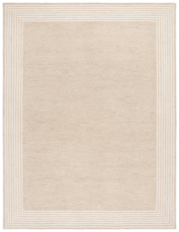 Safavieh Ebony Hand Tufted Area Rug - Luxurious Comfort And Elegant Modern Style For Home Or Office Decor Beige ,Ivory Wool And Cotton Ebn426b-6sq