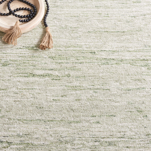 Safavieh Ebony Hand-tufted Textured Area Rug – Luxurious Wool Blend In Nature-inspired Hues For Timeless Elegance Green ,Ivory 80% Wool 20% Cotton Ebn450y-6