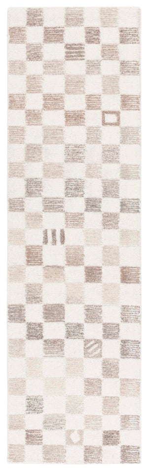 Safavieh Ebony Hand-tufted Wool Area Rug – Elegant Natural Beige, Luxury Comfort For Any Home Decor Style Natural ,Beige Wool Pile Ebn505a-6sq