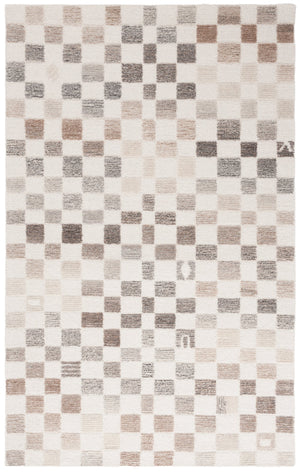 Safavieh Ebony Hand-tufted Wool Area Rug – Elegant Natural Beige, Luxury Comfort For Any Home Decor Style Natural ,Beige Wool Pile Ebn505a-6sq