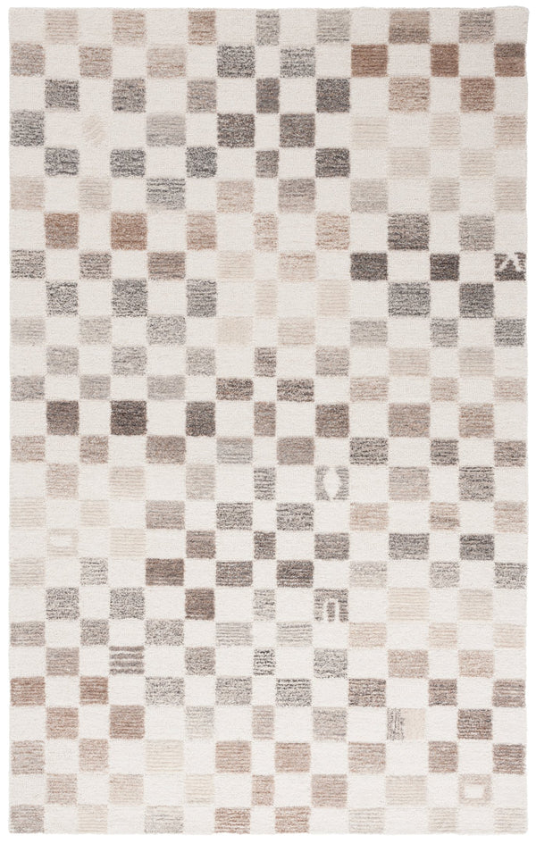 Safavieh Ebony Hand-tufted Wool Area Rug – Elegant Natural Beige, Luxury Comfort For Any Home Decor Style Natural ,Beige Wool Pile Ebn505a-6sq