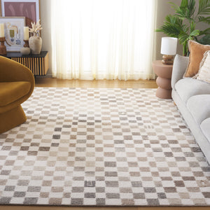 Safavieh Ebony Hand-tufted Wool Area Rug – Elegant Natural Beige, Luxury Comfort For Any Home Decor Style Natural ,Beige Wool Pile Ebn505a-6sq