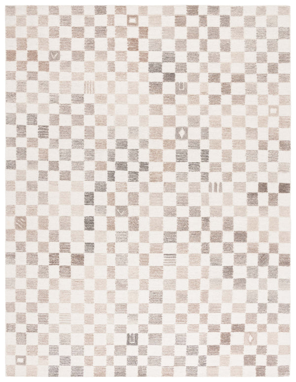 Safavieh Ebony Hand-tufted Wool Area Rug – Elegant Natural Beige, Luxury Comfort For Any Home Decor Style Natural ,Beige Wool Pile Ebn505a-6sq