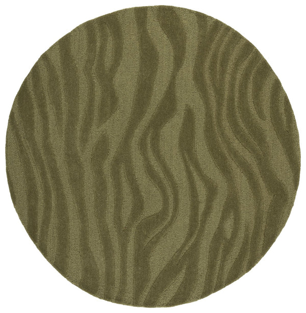 Safavieh Ebony Hand-Tufted Green Wool-Viscose Rug — 3/8" Low Pile Artisanal Texture For Living Rooms 6'-0" x 9'-0" EBN506Y-6