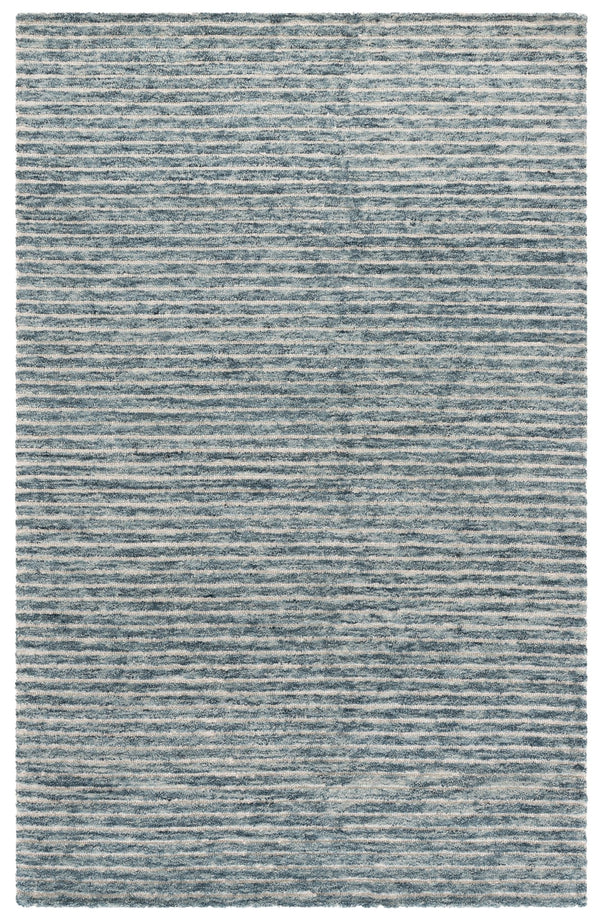 Safavieh Ebony Hand‑Tufted Wool Rug In Rich Blue — Minimalist Solid Design, Soft Durable Comfort For Home 4'-0" x 6'-0" EBN507M-4