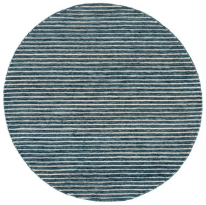 Safavieh Ebony Hand‑Tufted Wool Rug In Rich Blue — Minimalist Solid Design, Soft Durable Comfort For Home 4'-0" x 6'-0" EBN507M-4