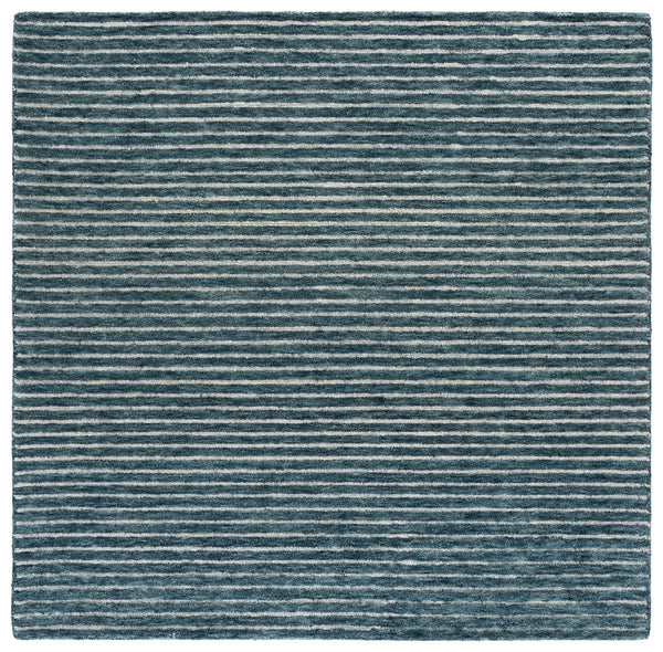 Safavieh Ebony Hand-Tufted Wool Rug In Serene Blue — Low-Profile, Durable Luxury For Living Rooms & Beds 5'-0" x 8'-0" EBN507M-5