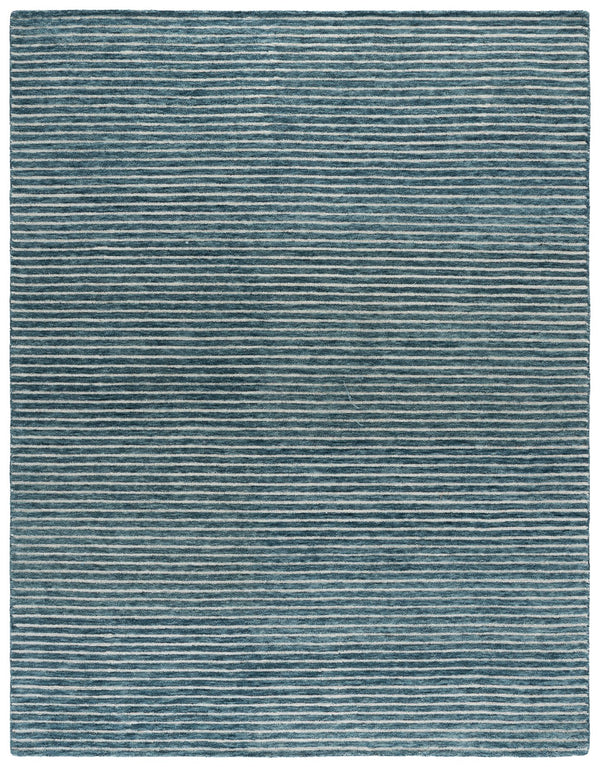 Safavieh Ebony Hand‑Tufted Wool Rug In Rich Blue — Minimalist Solid Design, Soft Durable Comfort For Home 4'-0" x 6'-0" EBN507M-4