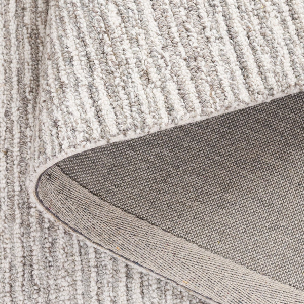 Safavieh Ebony Hand-tufted Area Rug - Luxurious Wool & Cotton Blend, Abstract Design For Stylish Home Decor Grey ,Beige 80% Wool % 20% Cotton Ebn525f-4