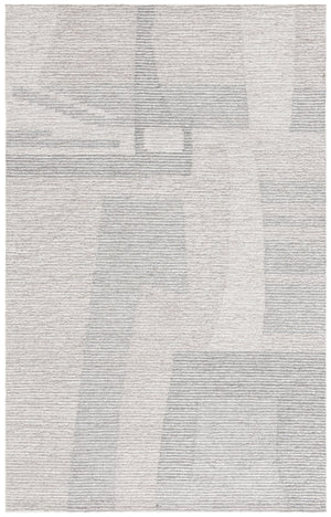 Safavieh Ebony Luxurious Hand-tufted Runner Rug - Contemporary Grey And Beige Design For Timeless Elegance Grey ,Beige 80% Wool % 20% Cotton Ebn525f-5