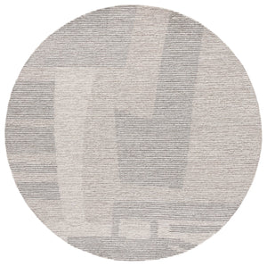 Safavieh Ebony Luxurious Hand-tufted Runner Rug - Contemporary Grey And Beige Design For Timeless Elegance Grey ,Beige 80% Wool % 20% Cotton Ebn525f-6r