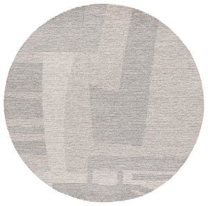 Safavieh Ebony Hand-tufted Area Rug - Luxurious Wool & Cotton Blend, Abstract Design For Stylish Home Decor Grey ,Beige 80% Wool % 20% Cotton Ebn525f-4