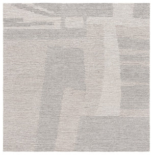 Safavieh Ebony Hand-tufted Area Rug - Luxurious Wool & Cotton Blend, Abstract Design For Stylish Home Decor Grey ,Beige 80% Wool % 20% Cotton Ebn525f-4