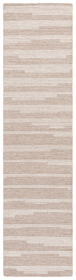 Safavieh Ebony Hand Tufted Area Rug - Luxurious Runner For Hallways, Crafted In India With Premium Materials Beige ,Ivory 80% Wool % 20% Cotton Ebn526b-29