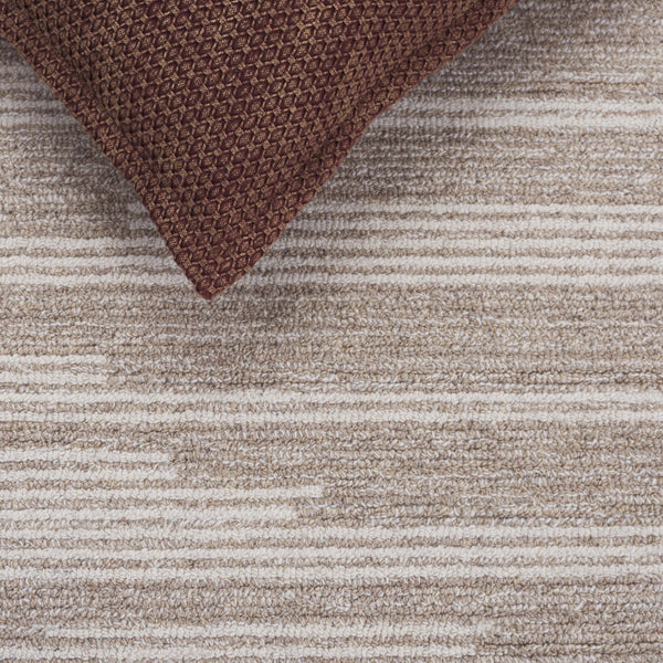 Safavieh Ebony Hand Tufted Area Rug - Luxurious Runner For Hallways, Crafted In India With Premium Materials Beige ,Ivory 80% Wool % 20% Cotton Ebn526b-5