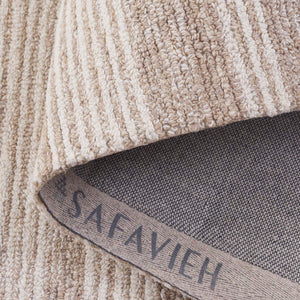 Safavieh Ebony Hand Tufted Area Rug - Luxurious Runner For Hallways, Crafted In India With Premium Materials Beige ,Ivory 80% Wool % 20% Cotton Ebn526b-5