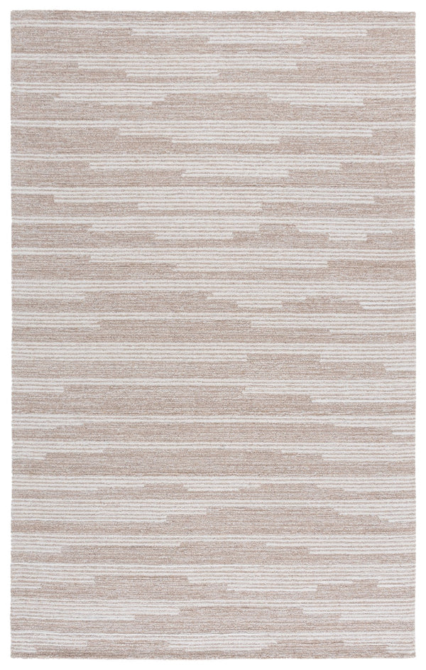 Safavieh Ebony Hand Tufted Area Rug - Luxurious Runner For Hallways, Crafted In India With Premium Materials Beige ,Ivory 80% Wool % 20% Cotton Ebn526b-5