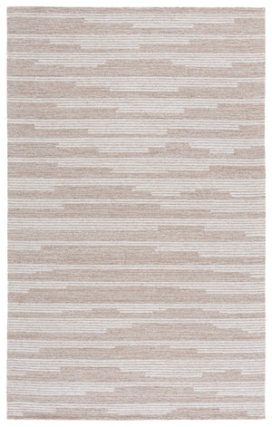 Safavieh Ebony Hand-tufted Area Rug - Luxurious Wool Blend With Striped Design For Timeless Home Elegance Beige ,Ivory 80% Wool % 20% Cotton Ebn526b-9