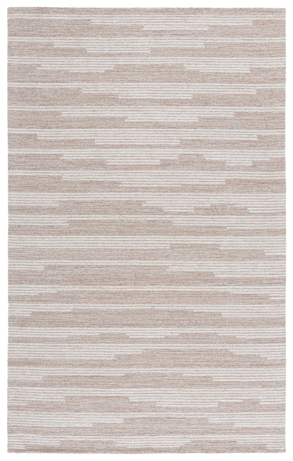 Safavieh Ebony Hand-tufted Area Rug - Luxurious Wool Blend With Striped Design For Timeless Home Elegance Beige ,Ivory 80% Wool % 20% Cotton Ebn526b-9
