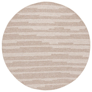 Safavieh Ebony Hand-tufted Area Rug - Luxurious Wool Blend With Striped Design For Timeless Home Elegance Beige ,Ivory 80% Wool % 20% Cotton Ebn526b-9