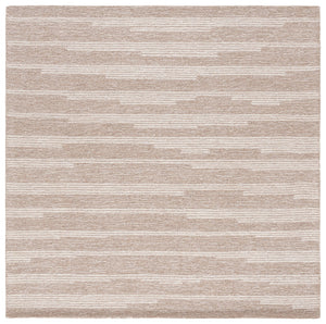 Safavieh Ebony Hand-tufted Area Rug - Luxurious Wool Blend With Striped Design For Timeless Home Elegance Beige ,Ivory 80% Wool % 20% Cotton Ebn526b-9