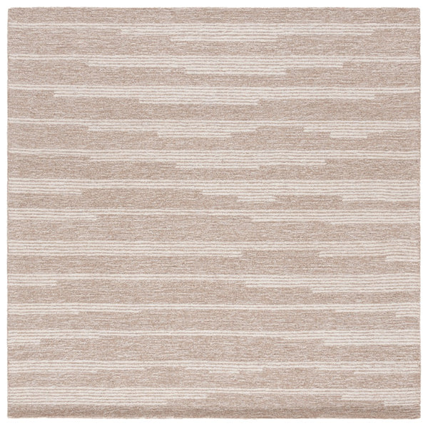 Safavieh Ebony Hand-tufted Area Rug - Luxurious Wool Blend With Striped Design For Timeless Home Elegance Beige ,Ivory 80% Wool % 20% Cotton Ebn526b-9