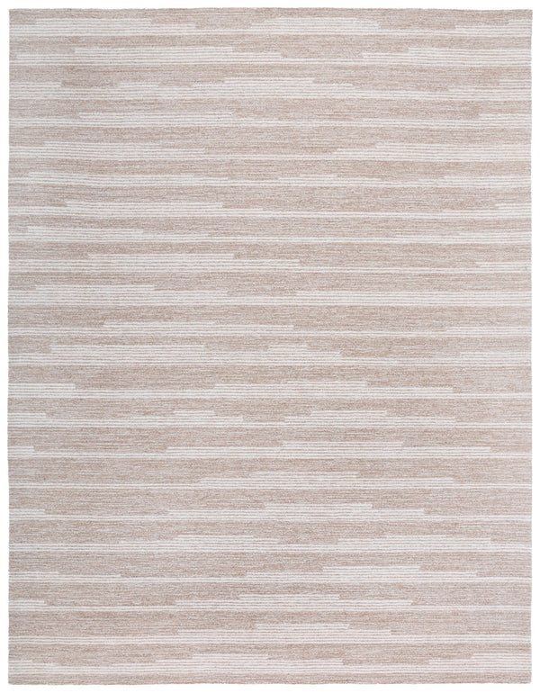 Safavieh Ebony Hand Tufted Area Rug - Luxurious Runner For Hallways, Crafted In India With Premium Materials Beige ,Ivory 80% Wool % 20% Cotton Ebn526b-8