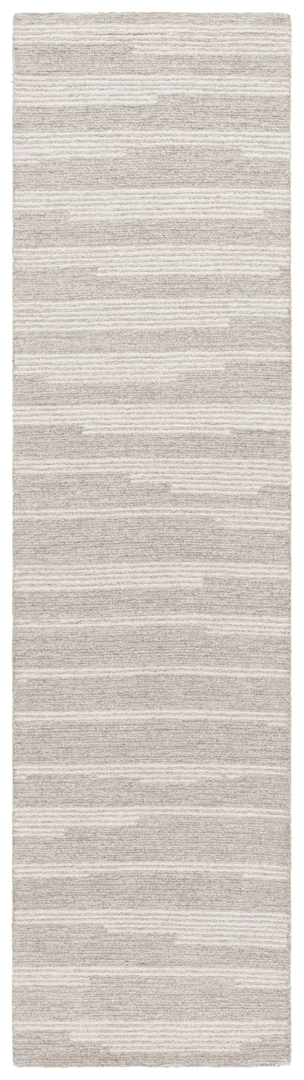 Safavieh Ebony Hand Tufted Area Rug - Luxurious Runner For Hallways, Crafted In India With Premium Materials Grey ,Ivory 80% Wool % 20% Cotton Ebn526f-29