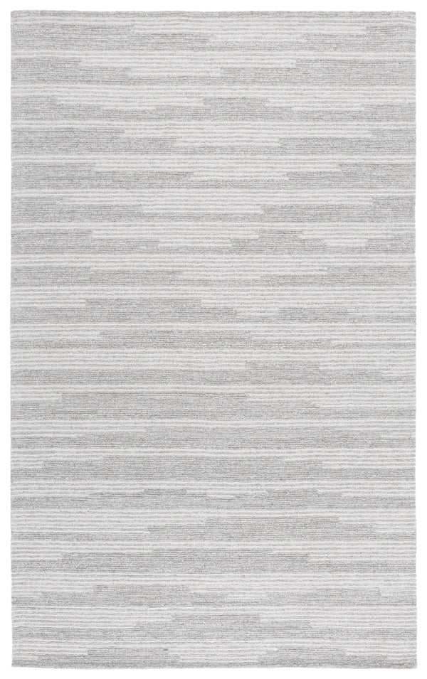 Safavieh Ebony Hand Tufted Area Rug - Luxurious Runner For Hallways, Crafted In India With Premium Materials Grey ,Ivory 80% Wool % 20% Cotton Ebn526f-5