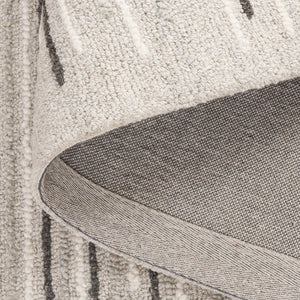 Safavieh Ebony Hand-tufted Runner Rug - Luxurious Gray And Black Design For Stylish Hallways And Spaces Grey ,Black 80% Wool % 20% Cotton Ebn527f-5