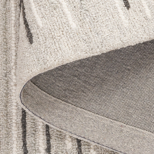 Safavieh Ebony Hand-tufted Area Rug In Elegant Grey And Black Palette - Modern Design For Any Room Decor Grey ,Black 80% Wool % 20% Cotton Ebn527f-6