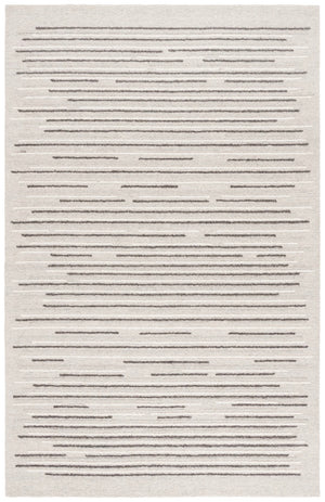 Safavieh Ebony Hand-tufted Area Rug In Elegant Grey And Black Palette - Modern Design For Any Room Decor Grey ,Black 80% Wool % 20% Cotton Ebn527f-6