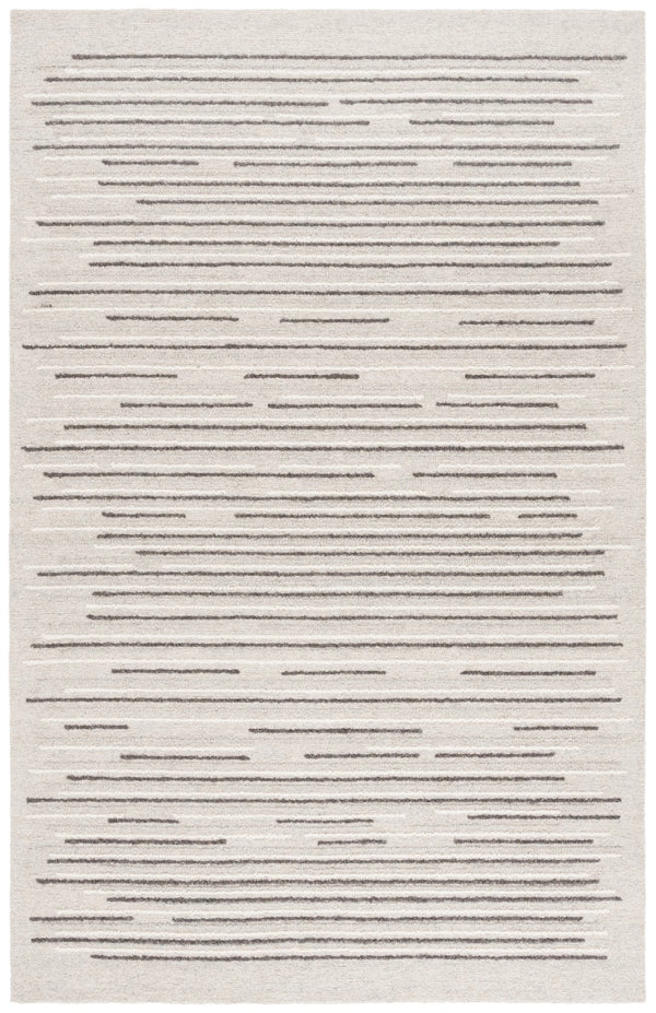 Safavieh Ebony Hand-tufted Area Rug In Elegant Grey And Black Palette - Modern Design For Any Room Decor Grey ,Black 80% Wool % 20% Cotton Ebn527f-6