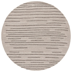 Safavieh Ebony Hand-tufted Area Rug In Elegant Grey And Black Palette - Modern Design For Any Room Decor Grey ,Black 80% Wool % 20% Cotton Ebn527f-6