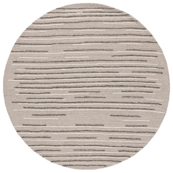 Safavieh Ebony Hand-tufted Area Rug In Elegant Grey And Black Palette - Modern Design For Any Room Decor Grey ,Black 80% Wool % 20% Cotton Ebn527f-6