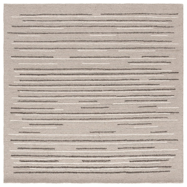 Safavieh Ebony Hand-tufted Area Rug In Elegant Grey And Black Palette - Modern Design For Any Room Decor Grey ,Black 80% Wool % 20% Cotton Ebn527f-6