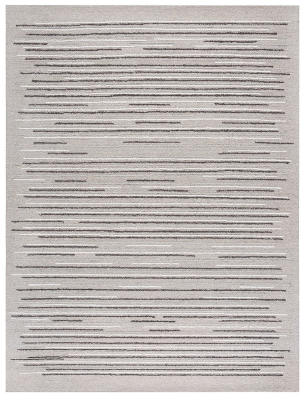 Safavieh Ebony Hand-tufted Area Rug In Elegant Grey And Black Palette - Modern Design For Any Room Decor Grey ,Black 80% Wool % 20% Cotton Ebn527f-6