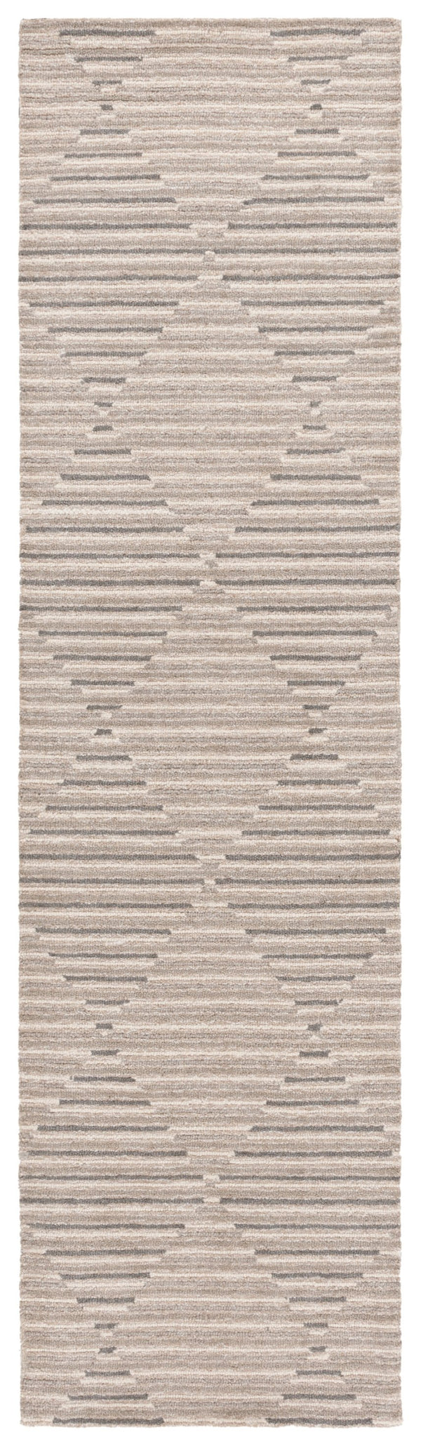 Safavieh Ebony Hand-tufted Runner Rug - Elegant Wool & Cotton Blend With Striped Motifs For Timeless Style Beige ,Ivory 80% Wool % 20% Cotton Ebn528b-29