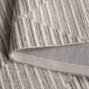 Safavieh Ebony Hand-tufted Runner Rug - Elegant Wool & Cotton Blend With Striped Motifs For Timeless Style Beige ,Ivory 80% Wool % 20% Cotton Ebn528b-5